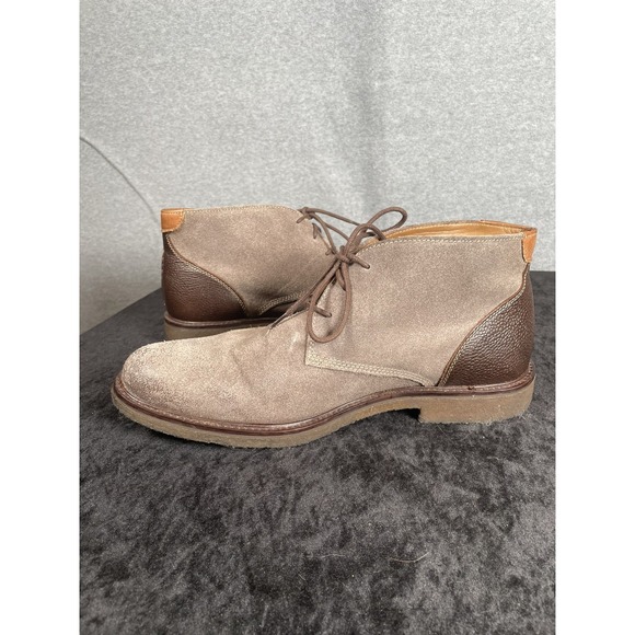 Johnston & Murphy Other - Johnston And Murphy Mens Brown Ankle Boots Size 10 M Suede Chukka Boot 25-3019